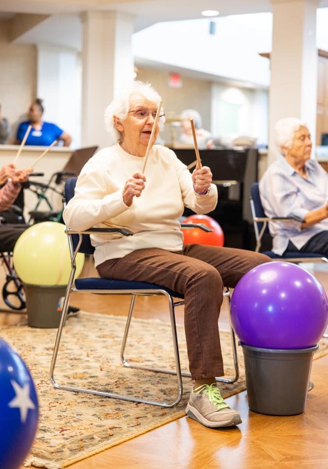 happy-exercise-the-gables-at-cobb-village